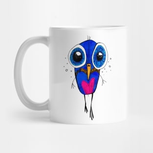 funny blue-bird Mug